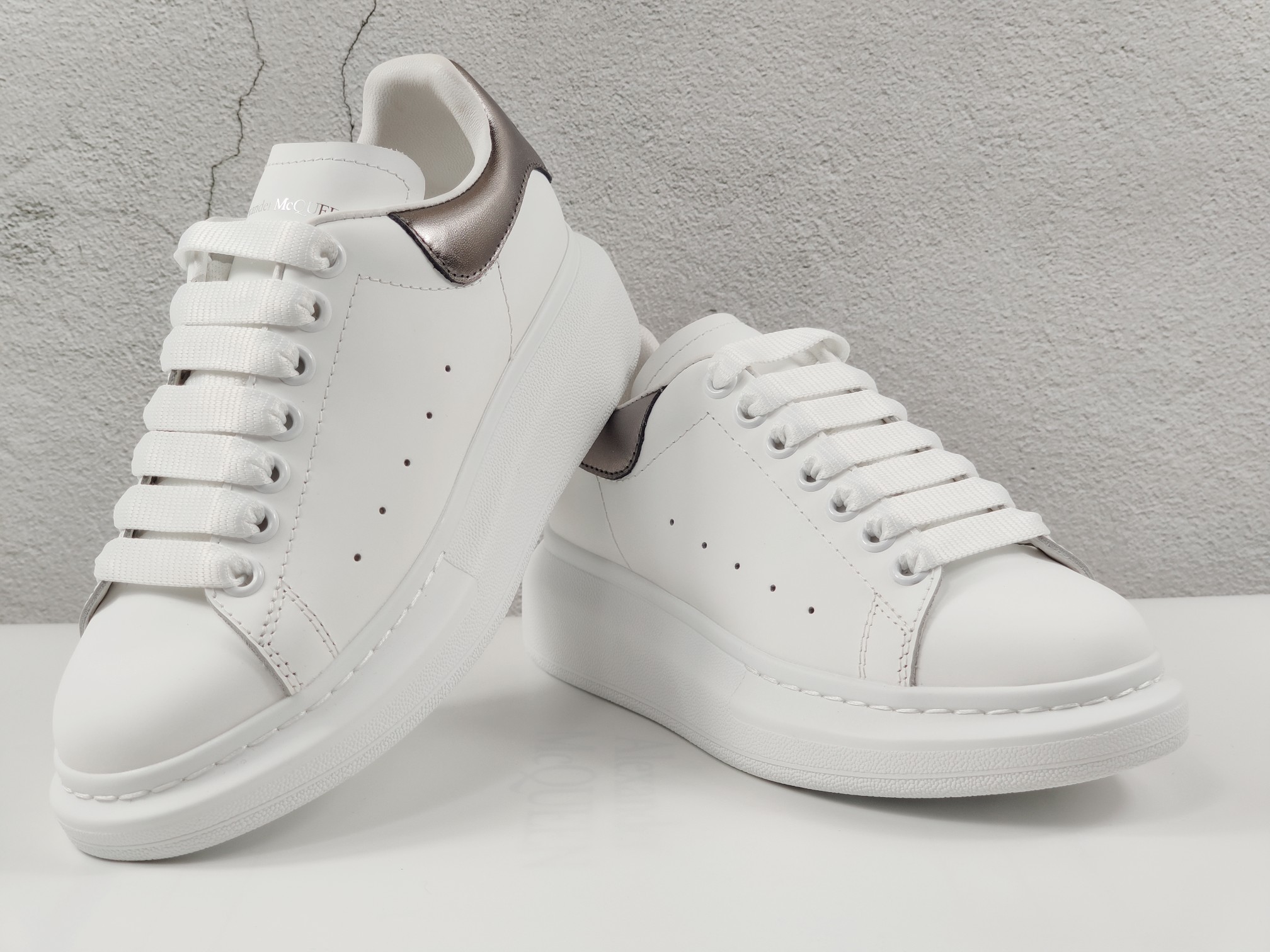 Alexander McQueen Oversized Sneaker White Sole