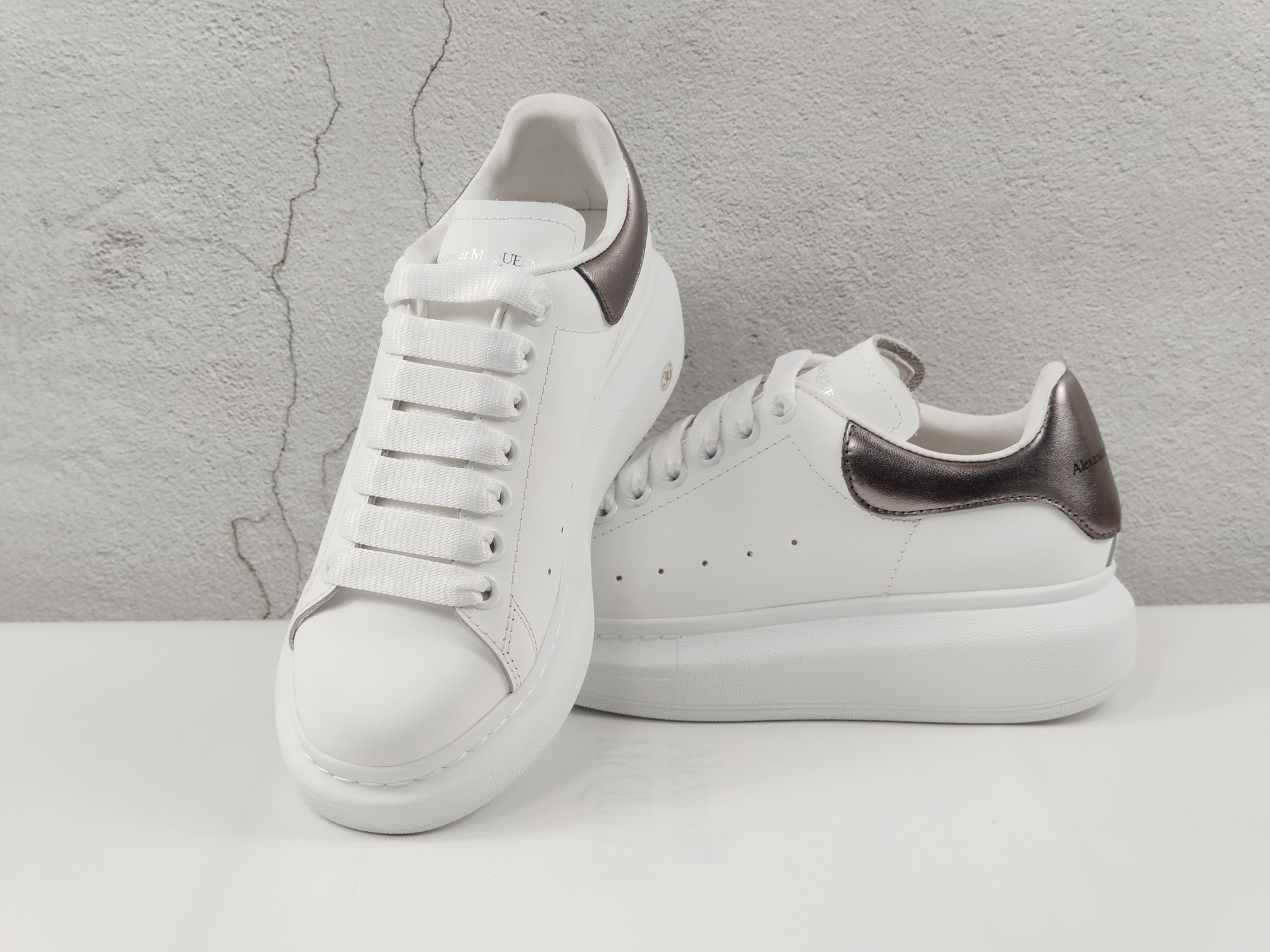 Alexander McQueen Oversized Sneaker White Sole