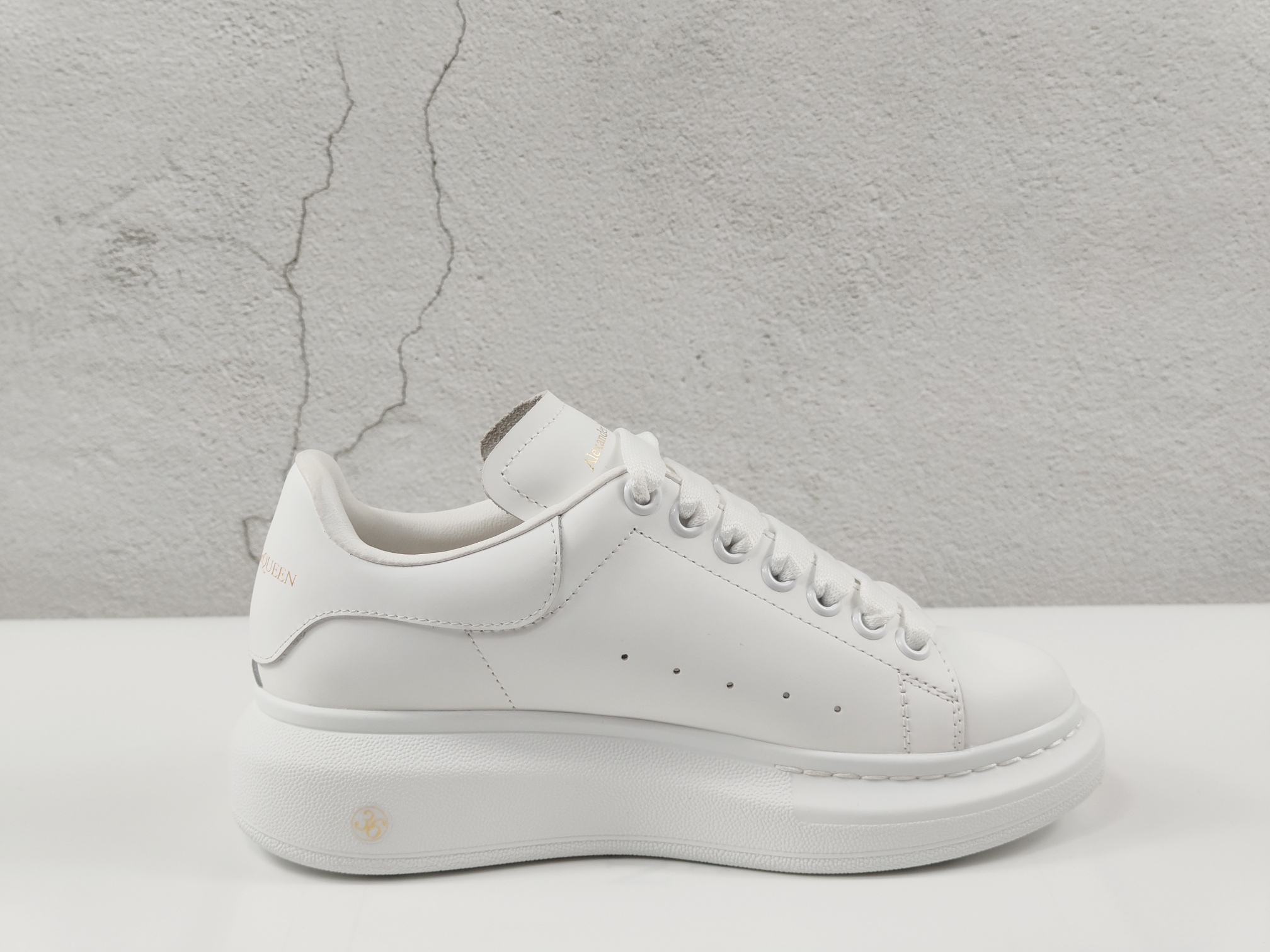 Alexander McQueen Oversized Sneaker Suede Sole