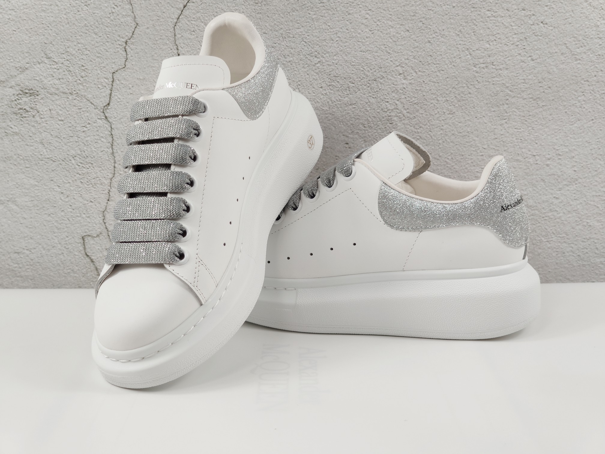 Alexander McQueen Oversized Sneaker Pearlite Heel