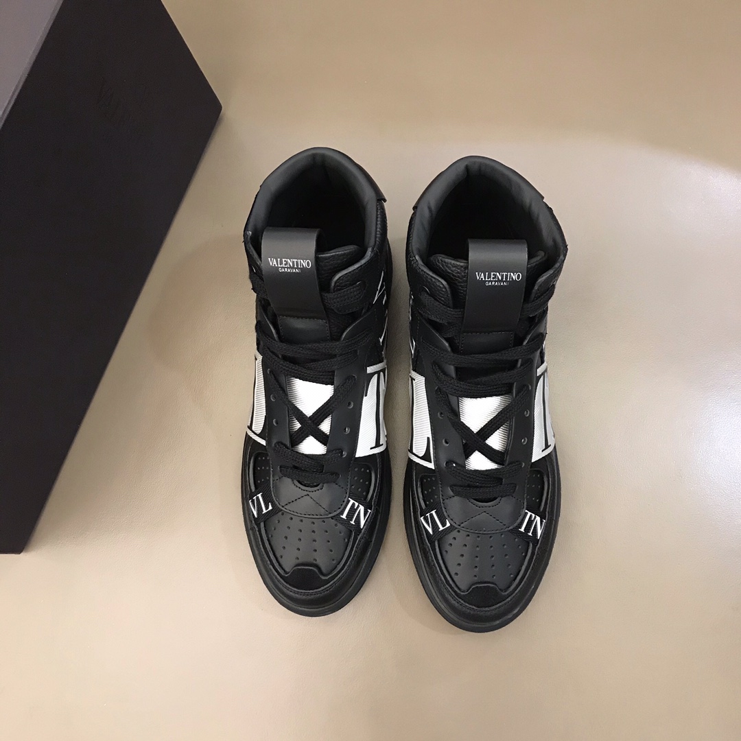 Valentino Sneaker High-Top Calfskin with Bands