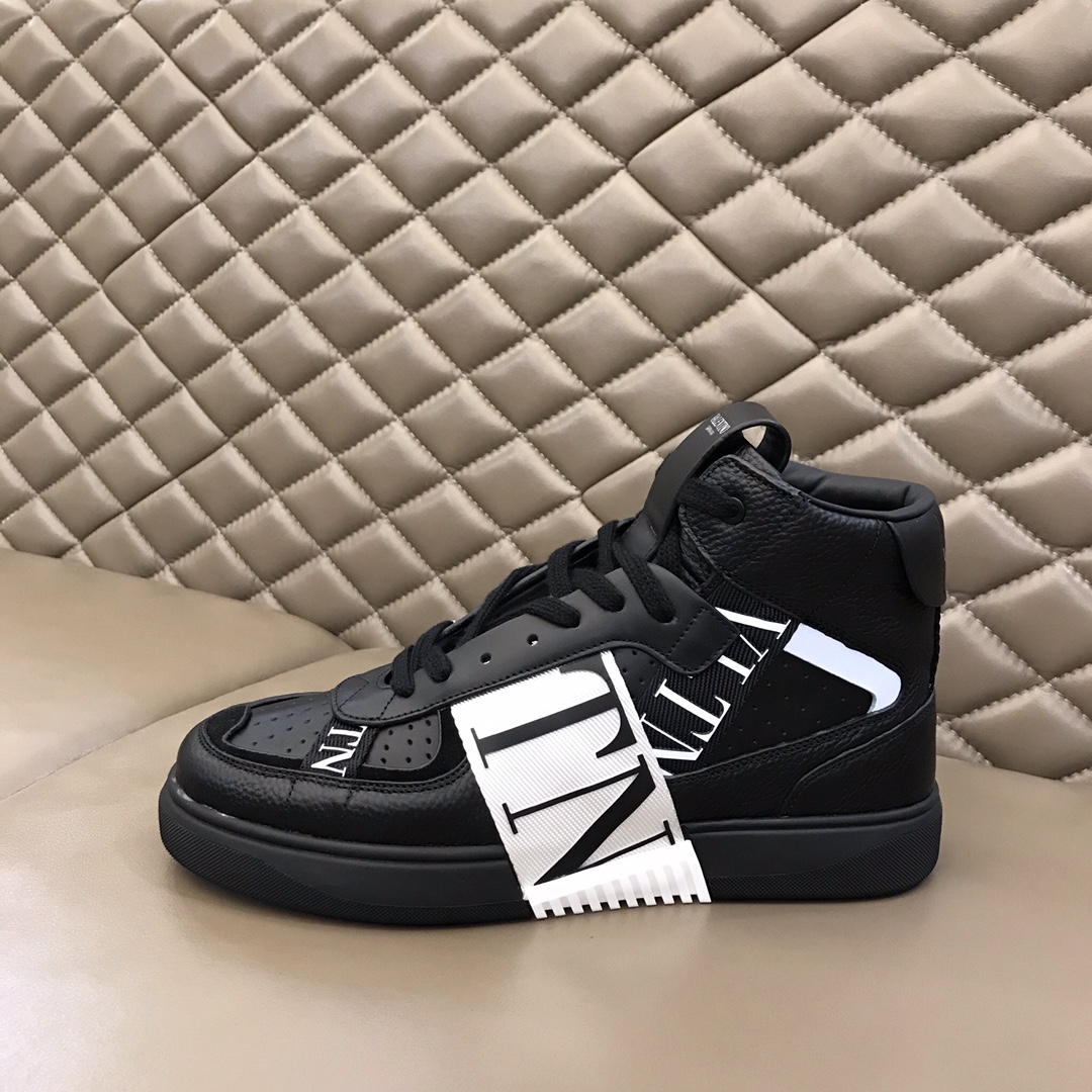 Valentino Sneaker High-Top Calfskin with Bands