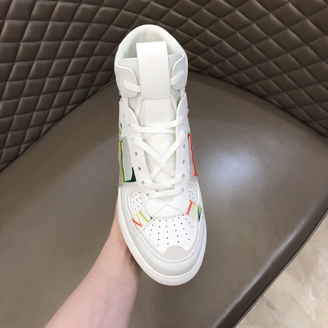 Valentino Sneaker High-Top Calfskin with Bands