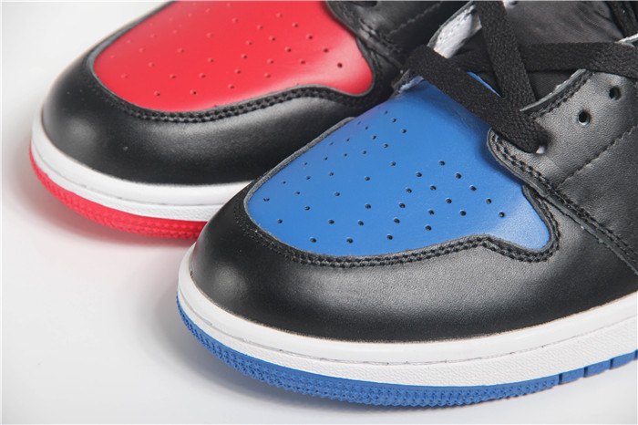 Air Jordan 1 Top Three Black Varsity Red-Varsity Royal Men Sneaker A28356F61762