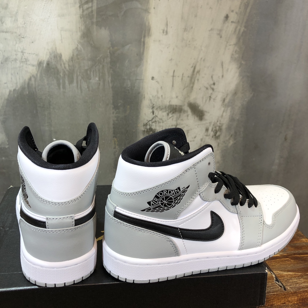 Air Jordan 1 Mid “Light Smoke Grey” Sneaker