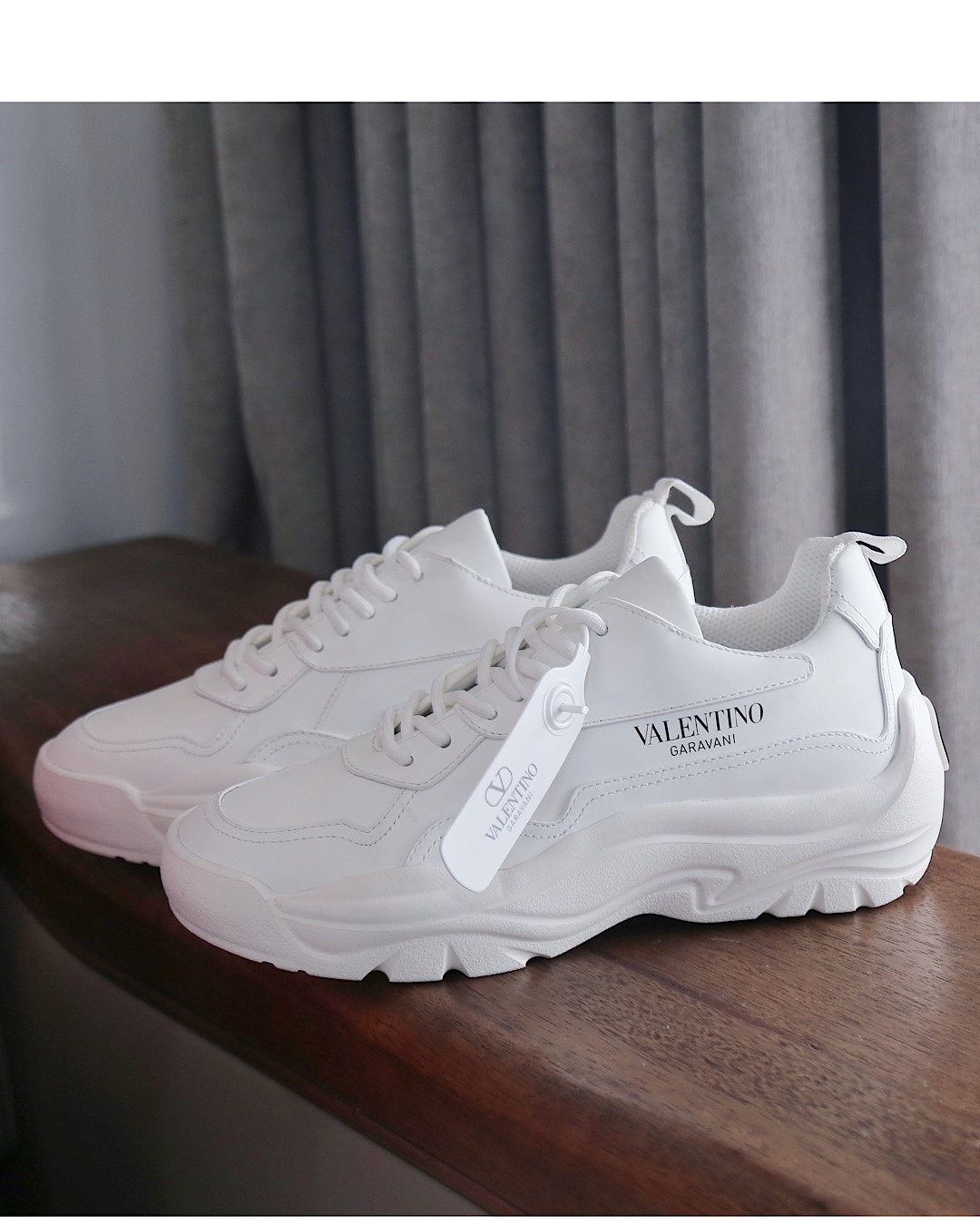 Valentino Sneaker Gumboy Calfskin in White