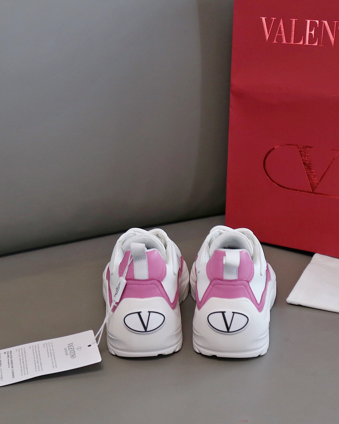 Valentino Sneaker Gumboy Calfskin in Pink