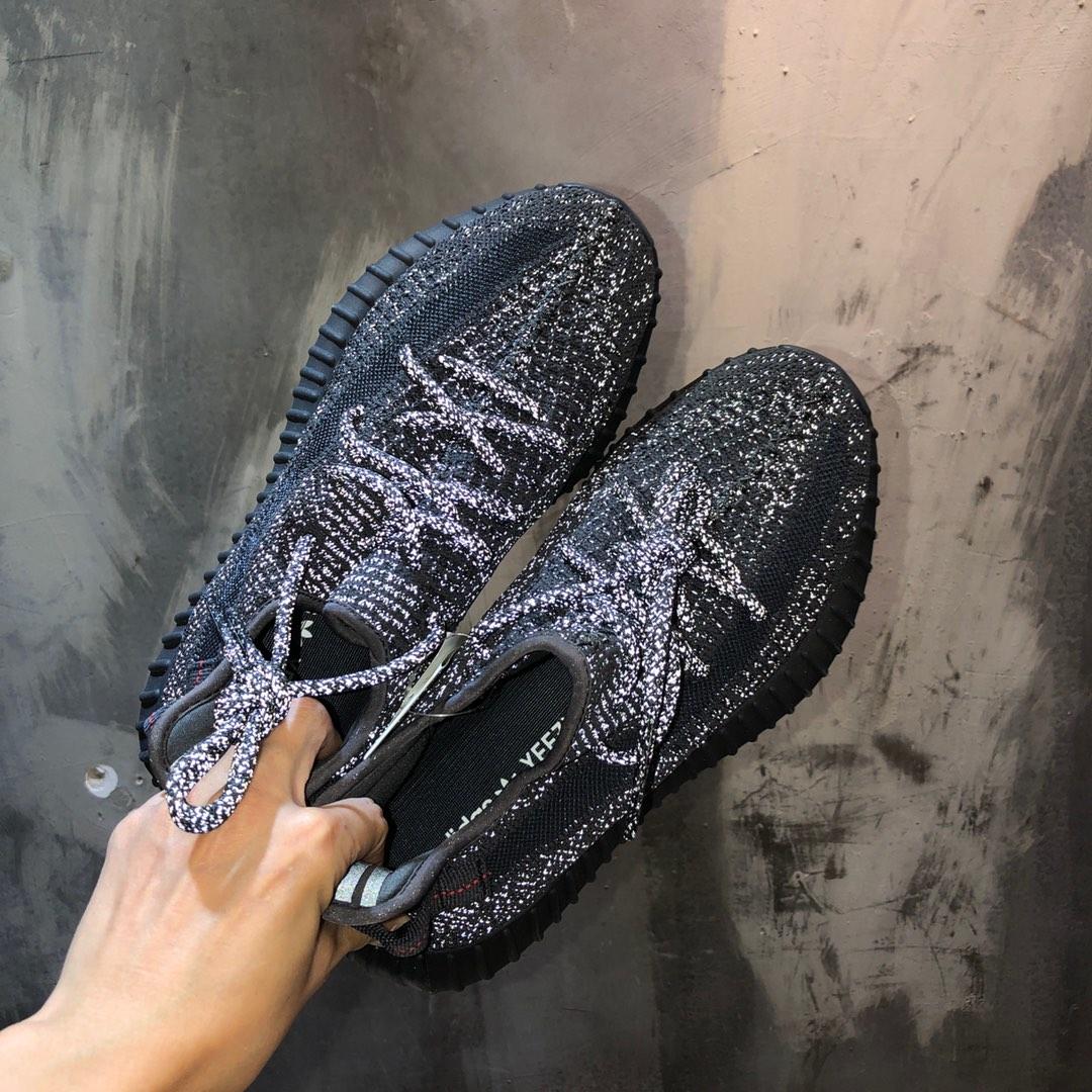 Yeezy Boost 350 V2 Static Black Reflective FU9013 Sneaker DZH00A025