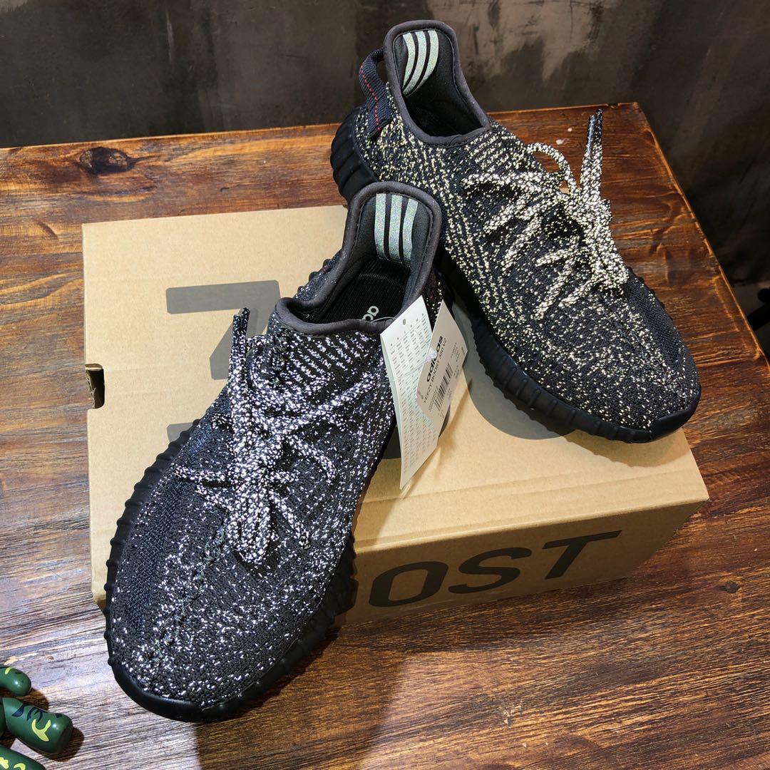 Yeezy Boost 350 V2 Static Black Reflective FU9013 Sneaker DZH00A025