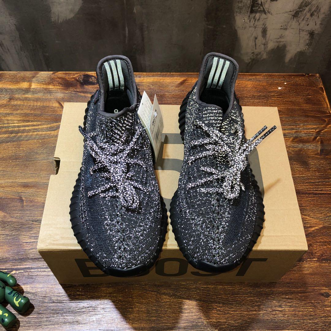 Yeezy Boost 350 V2 Static Black Reflective FU9013 Sneaker DZH00A025