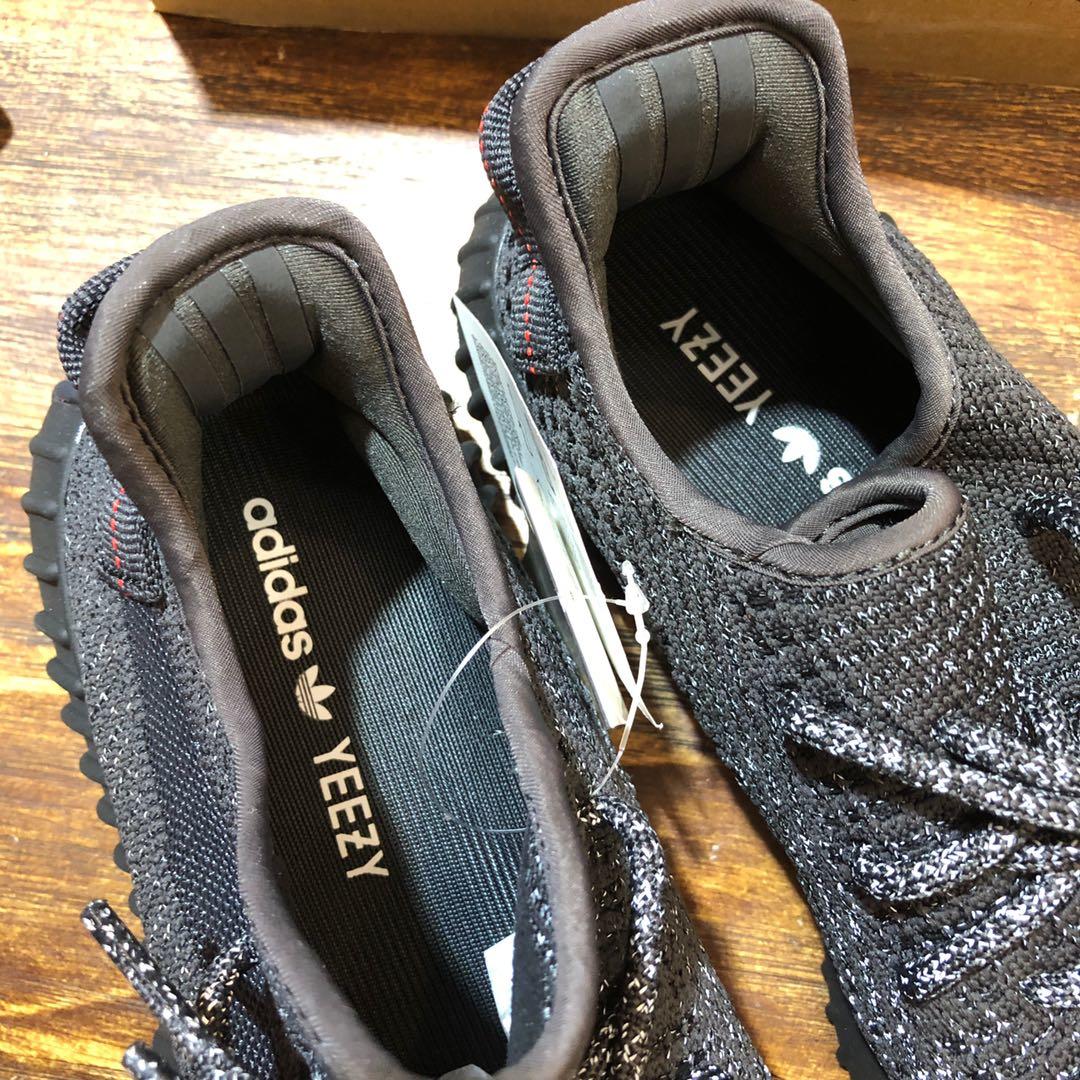 Yeezy Boost 350 V2 Static Black Reflective FU9013 Sneaker DZH00A025