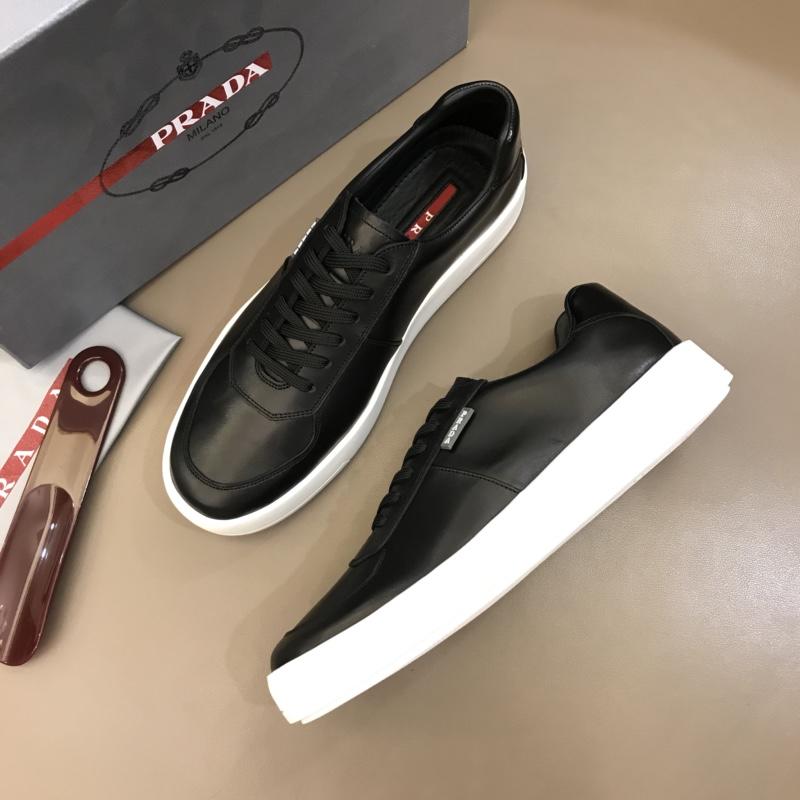 Prada Fashion Sneakers Black and white sole MS02951