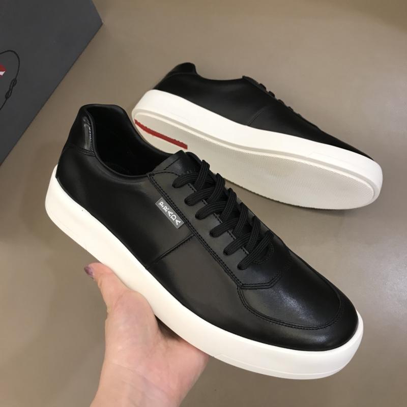 Prada Fashion Sneakers Black and white sole MS02951