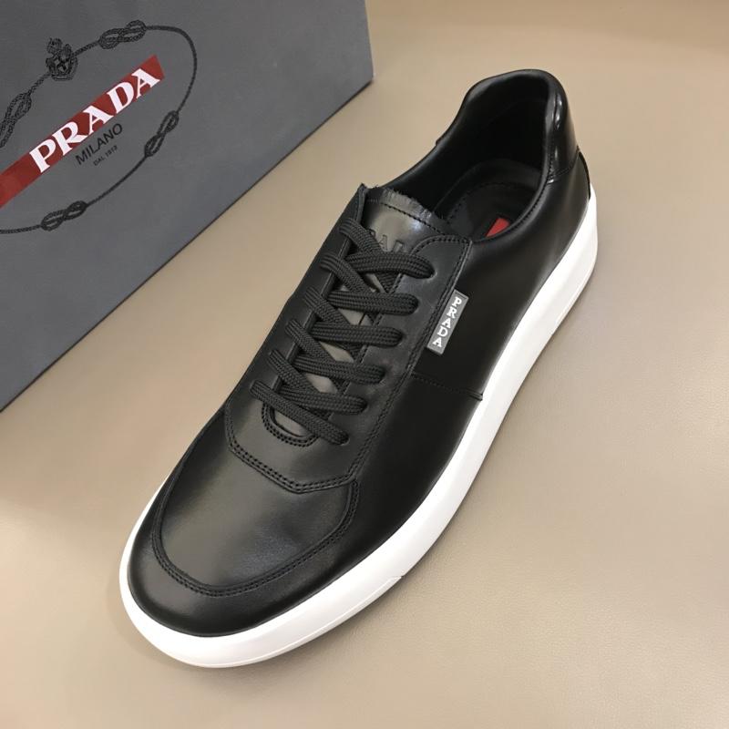 Prada Fashion Sneakers Black and white sole MS02951