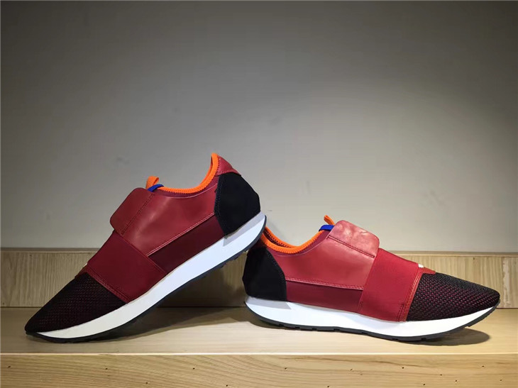 Perfect Quality Balenciaga Race Runners Mixed Red Low Top Sneaker