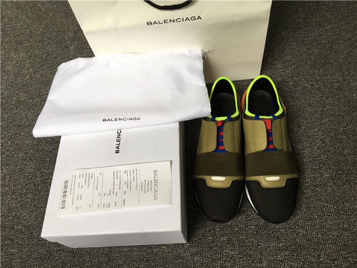 Perfect Quality Balenciaga Race Runners Low-Top Trainers