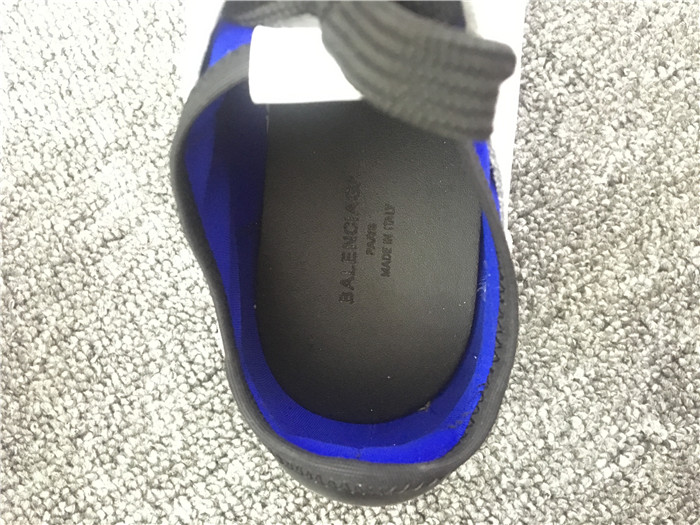 Perfect Quality Balenciaga Race Runner White Blue Sneakers