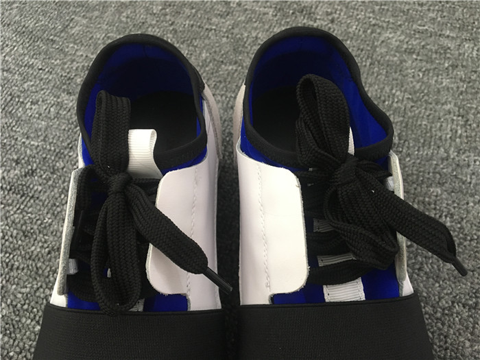 Perfect Quality Balenciaga Race Runner White Blue Sneakers