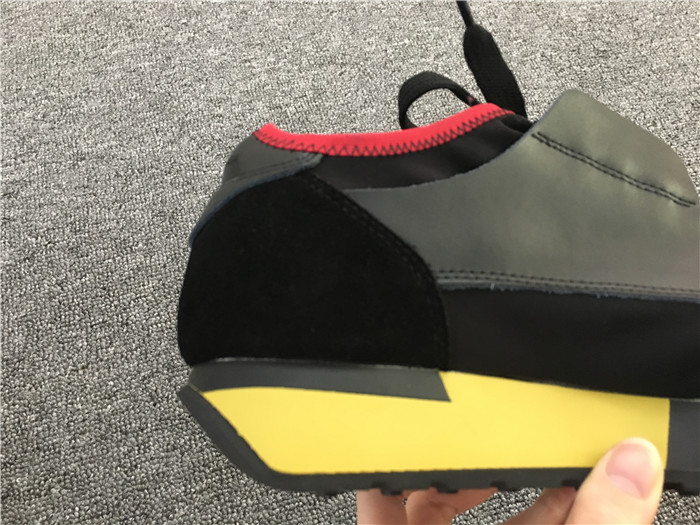 Perfect Quality Balenciaga Race Runner Panelled Low-Top Yellow Sneaker