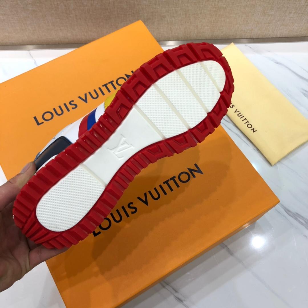 lv Perfect Quality Sneakers White and yellow leather details with white sole MS071129