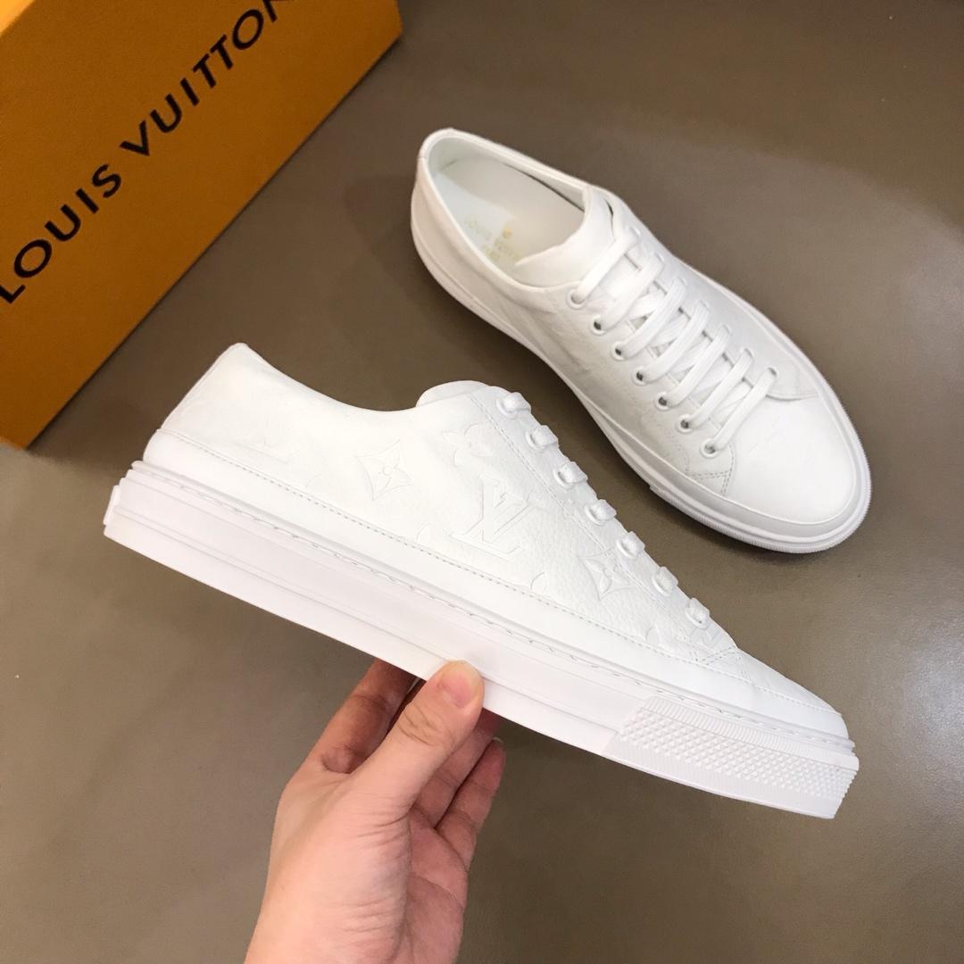lv Perfect Quality Sneakers White and white soles MS021029