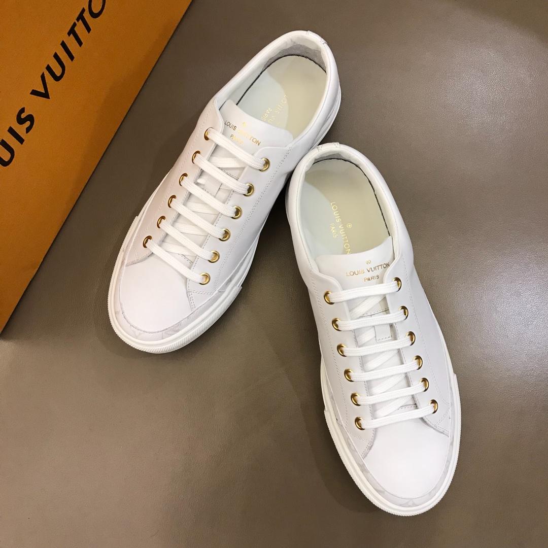 lv Perfect Quality Sneakers White and White Monogram Details with White Sole MS02828