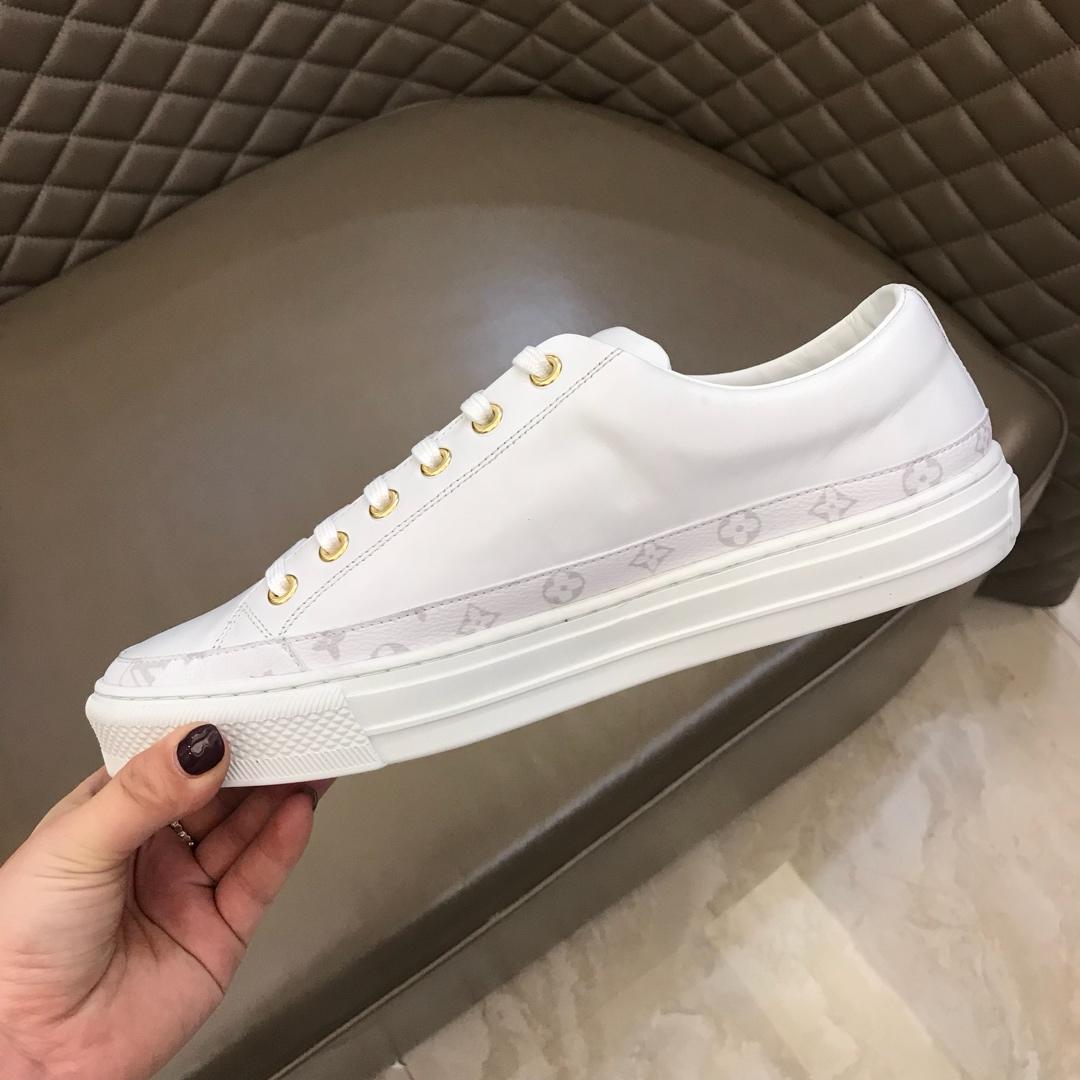 lv Perfect Quality Sneakers White and White Monogram Details with White Sole MS02828