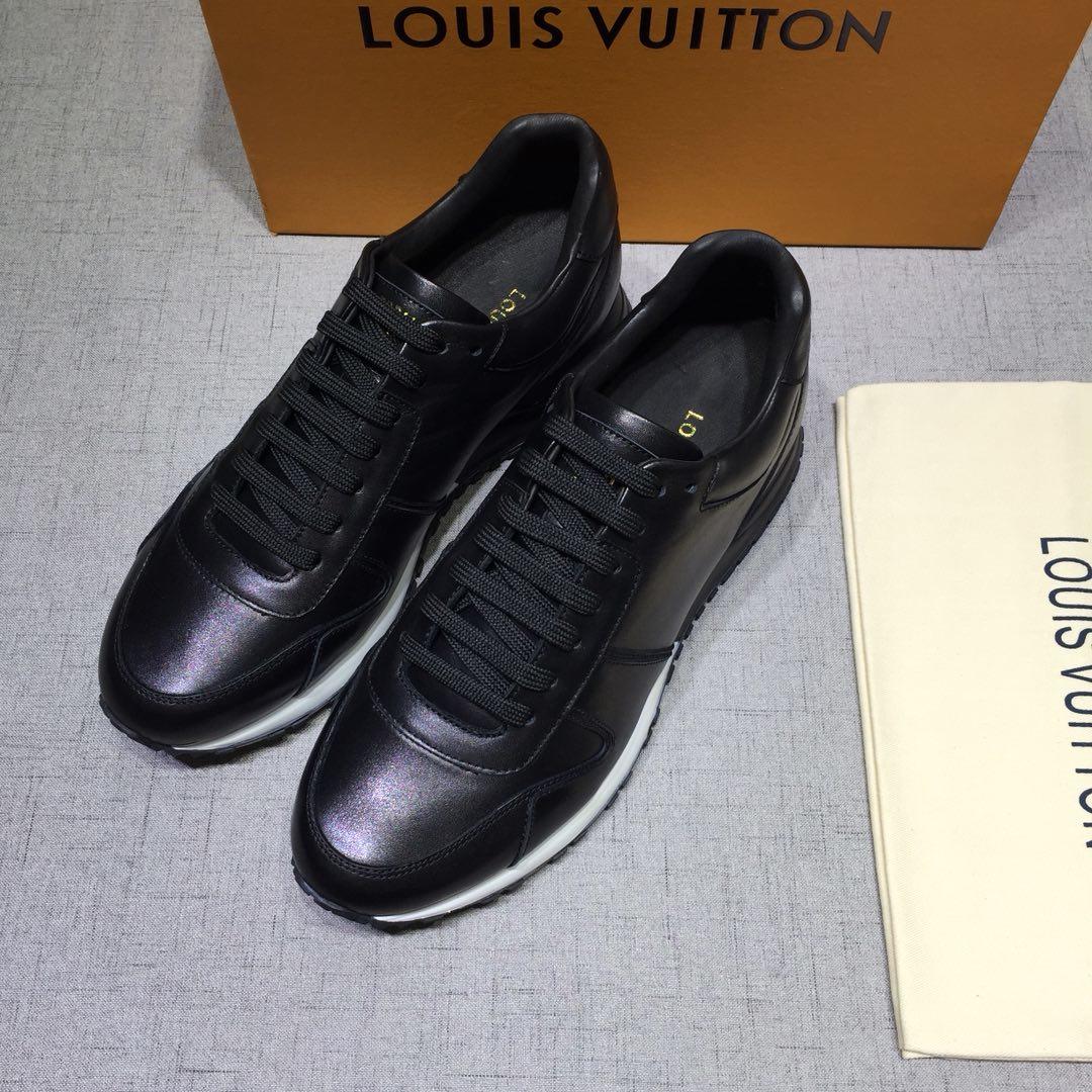 lv Perfect Quality Sneakers Black and white sole MS071038