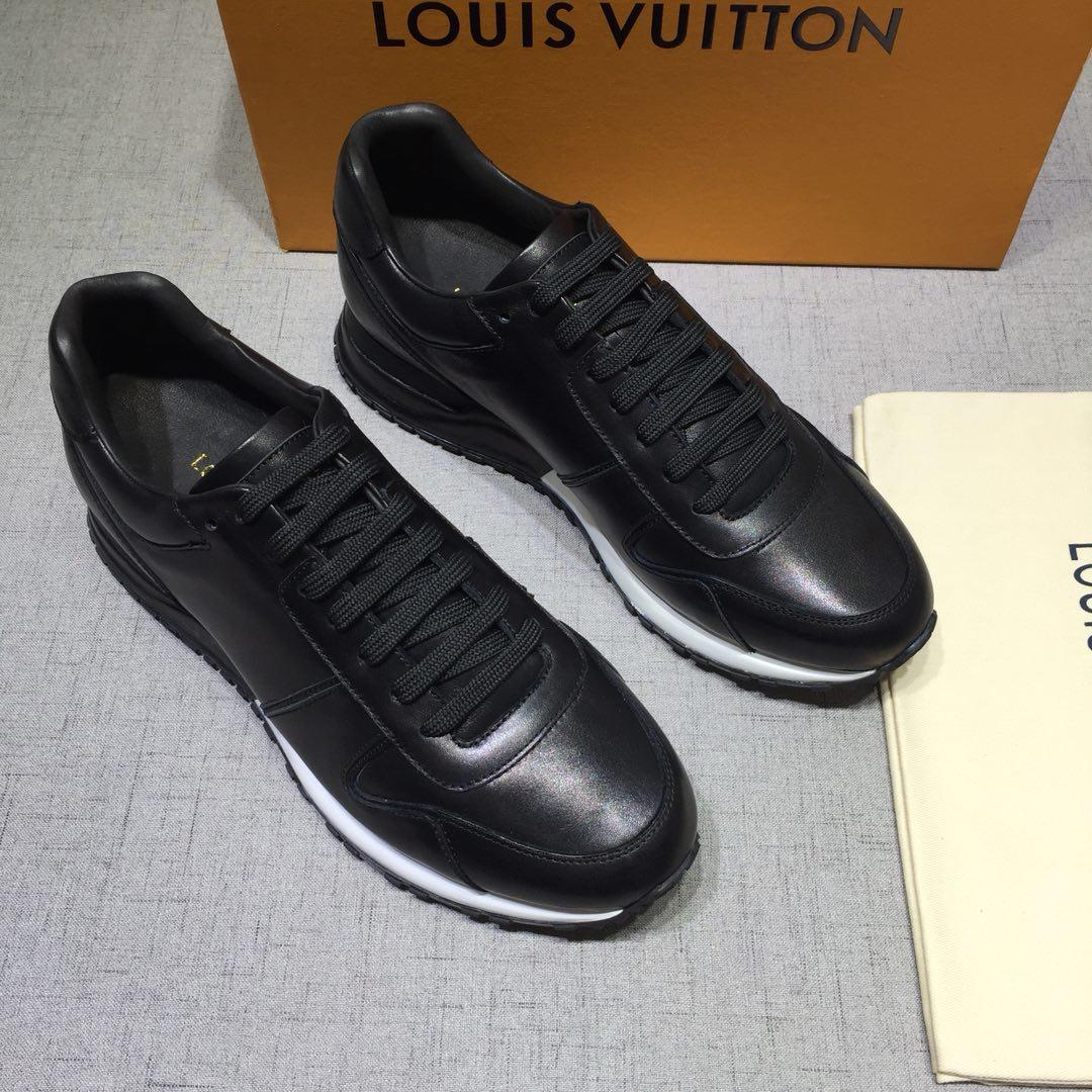 lv Perfect Quality Sneakers Black and white sole MS071038