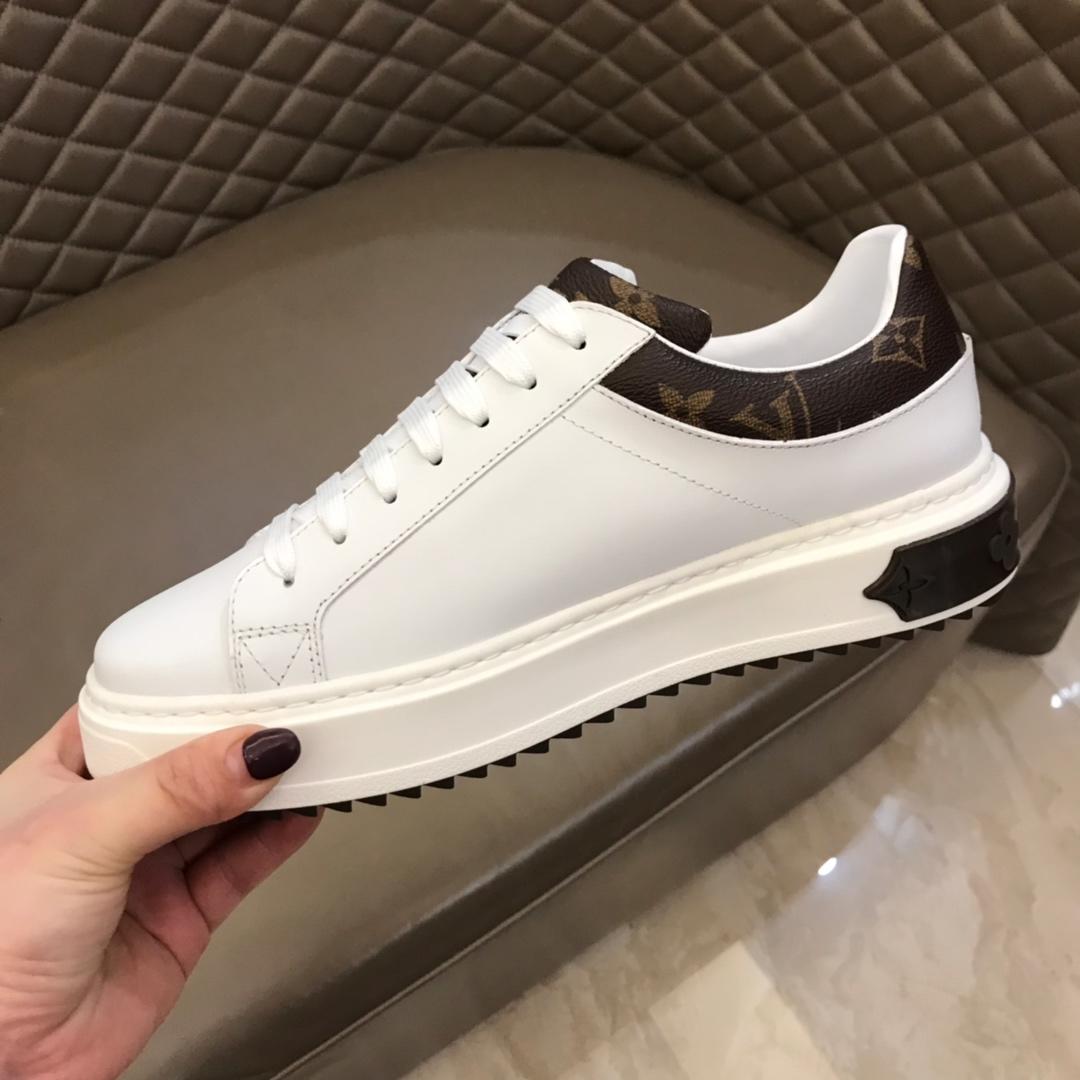 lv Fashion Sneakers White and LV print with white sole MS02853