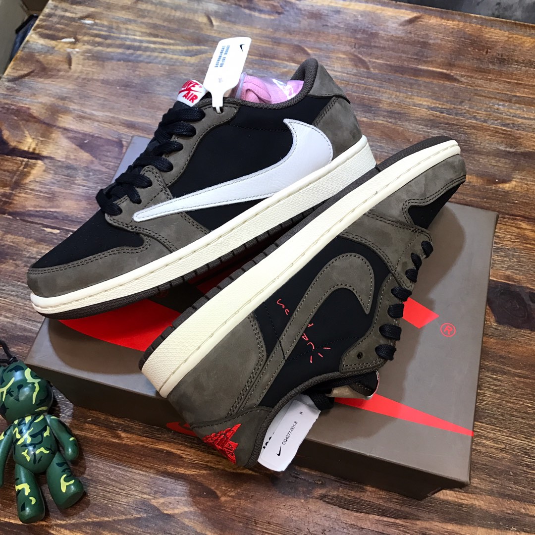 Travis Scott X Nike Sneaker Air Jordan1 in Green