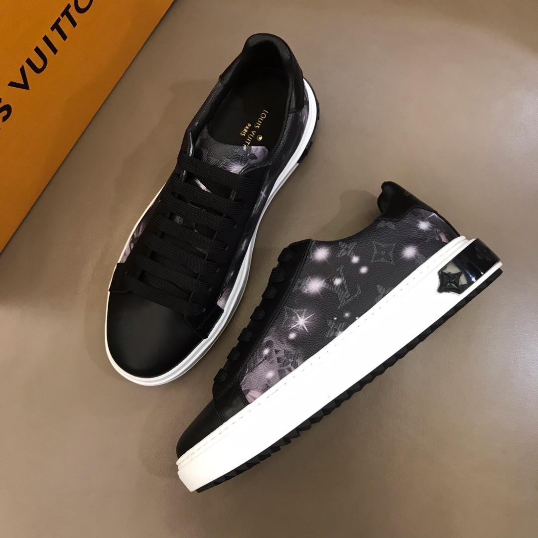 lv Fashion Sneakers Starry sky and Monogram Flower print and white sole MS02893