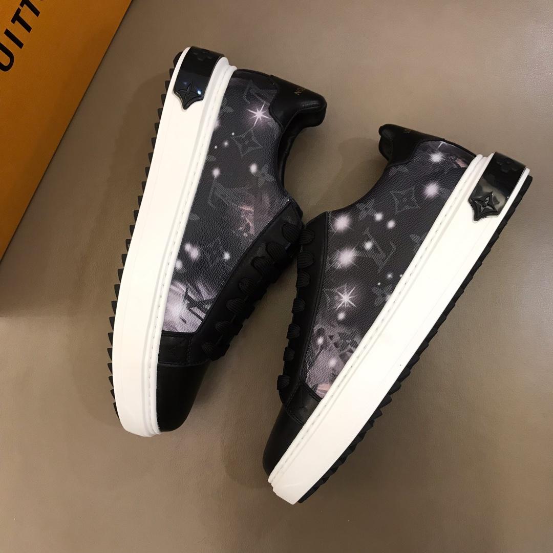 lv Fashion Sneakers Starry sky and Monogram Flower print and white sole MS02893