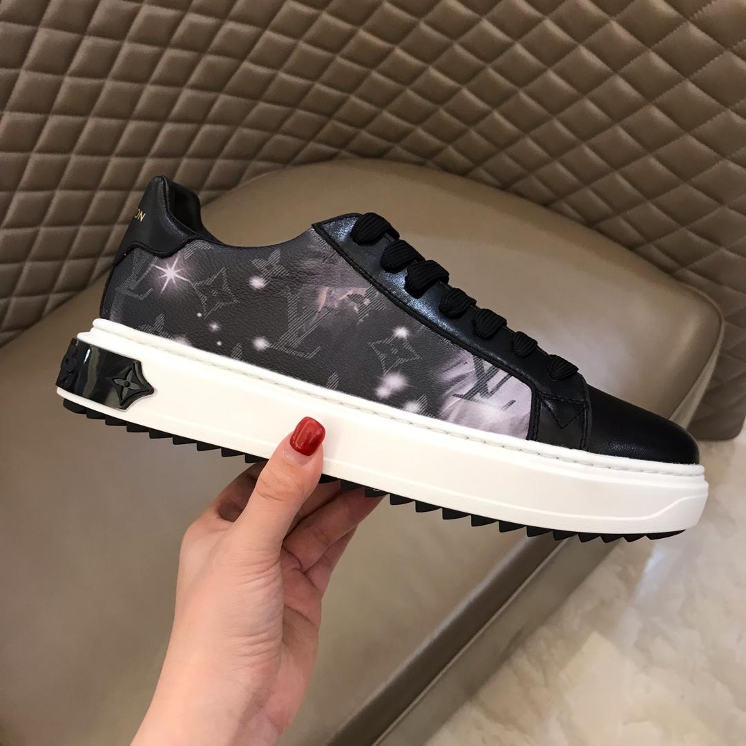 lv Fashion Sneakers Starry sky and Monogram Flower print and white sole MS02893