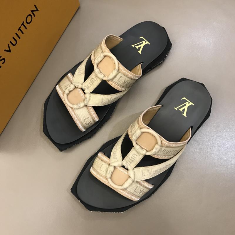 lv black and yellow Sandal MS02807