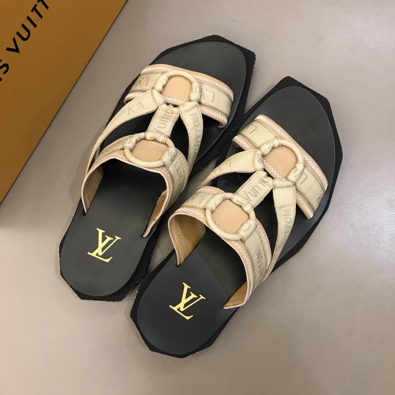 lv black and yellow Sandal MS02807