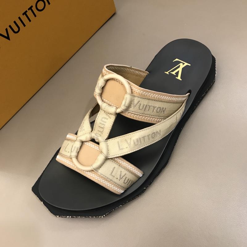 lv black and yellow Sandal MS02807