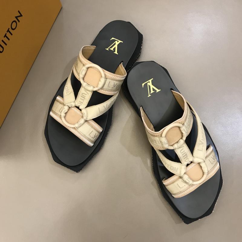 lv black and yellow Sandal MS02807