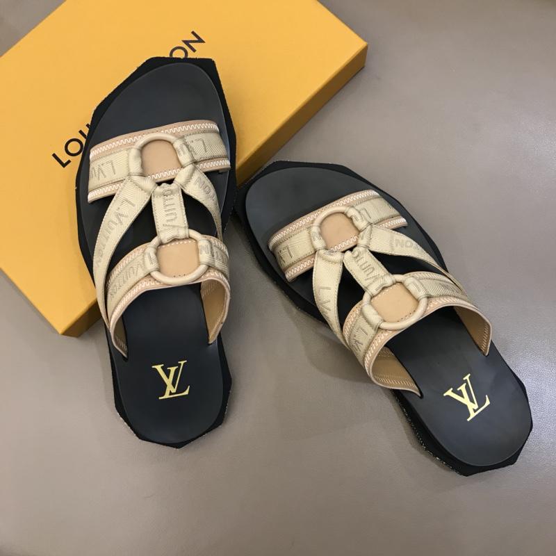 lv black and yellow Sandal MS02807