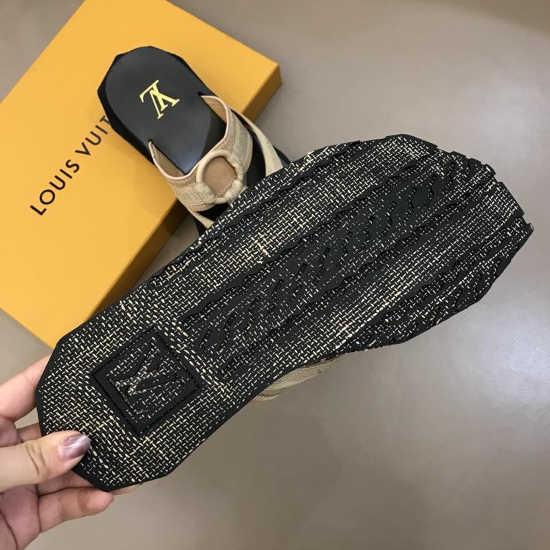 lv black and yellow Sandal MS02807