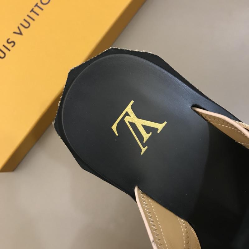 lv black and yellow Sandal MS02807