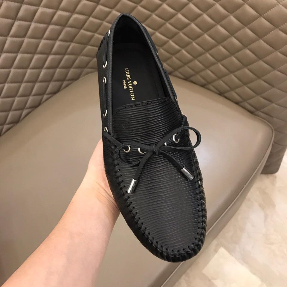 lv Arizona Moccasin Black Fashion Loafers MS02785