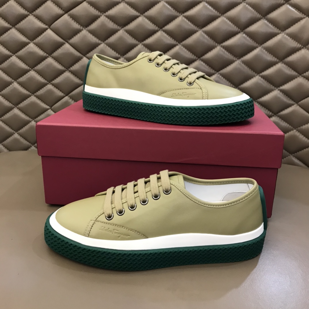 Salvatore Ferragam sneaker Gancini in Yellow