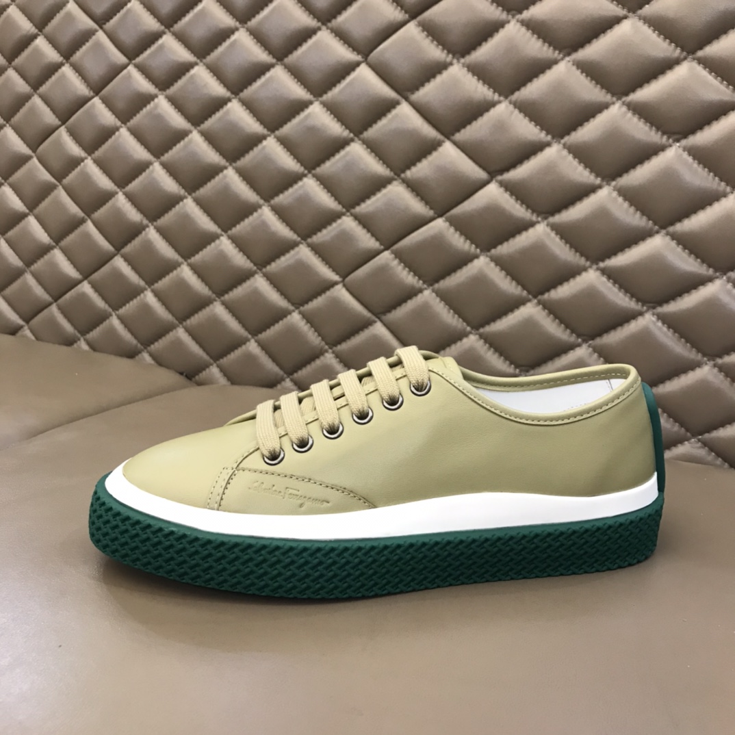 Salvatore Ferragam sneaker Gancini in Yellow