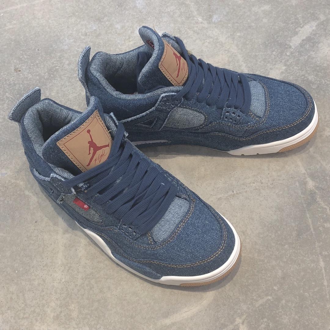 Levi’s×Air Jordan 4 AJ4 AO2571-401  Sneaker MS09068