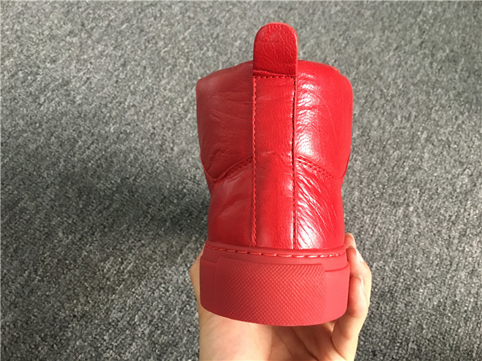 High Quality Matt Sole Updated  New Red Insole Balenciaga Arena High Sneaker Rouge Grenade