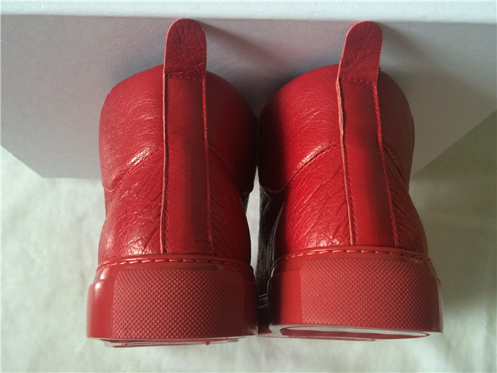 High Quality Matt Sole Updated  New Red Insole Balenciaga Arena High Sneaker Rouge Grenade