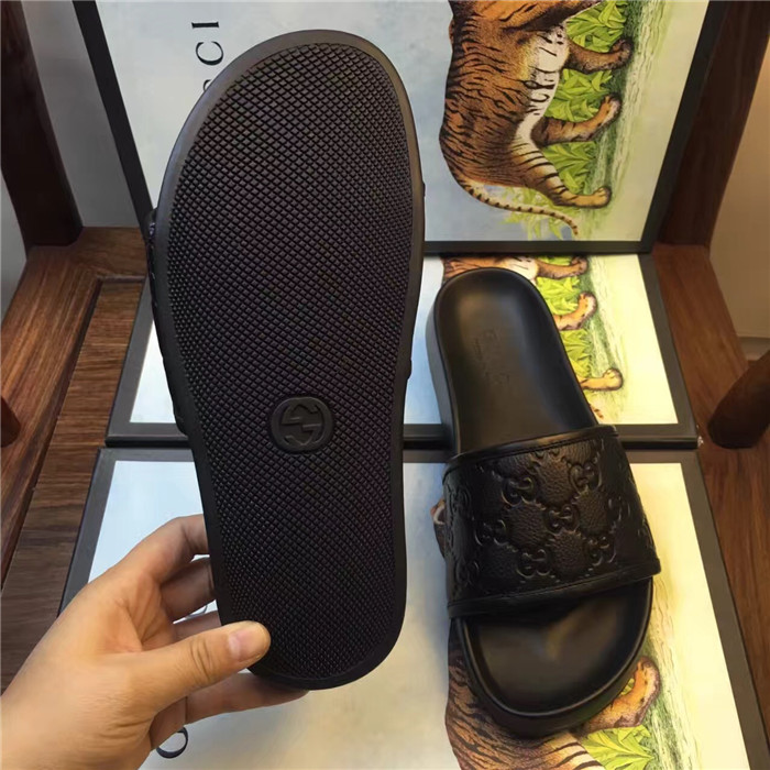 High Quality Gucci Black Ghost slide sandal OF_0CB0C6FA7719