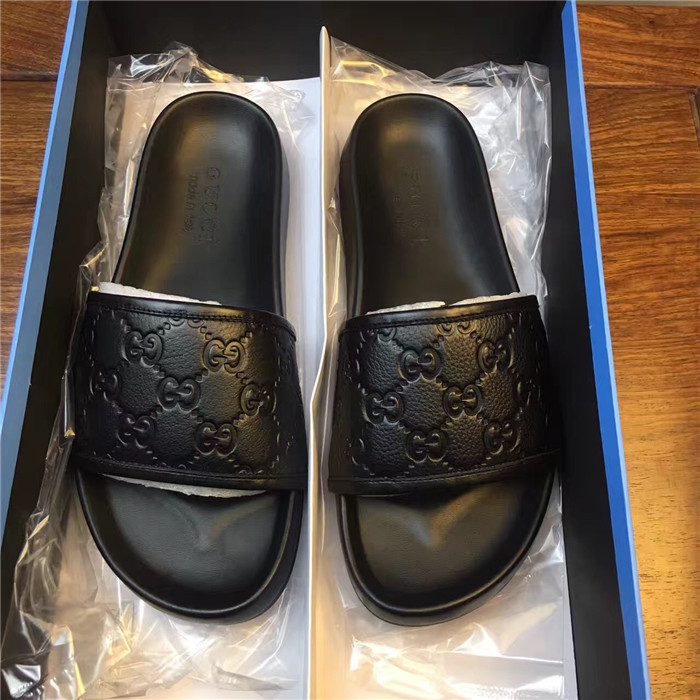 High Quality Gucci Black Ghost slide sandal OF_0CB0C6FA7719