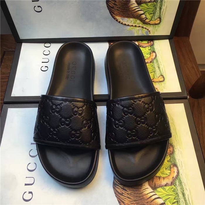 High Quality Gucci Black Ghost slide sandal OF_0CB0C6FA7719